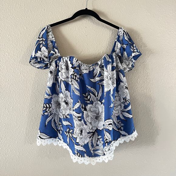 NEW Lovers + Friends Life's a beach floral top - Picture 11 of 11